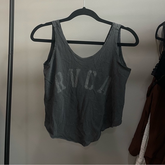 RVCA Grey Faded Tank Top XS - Picture 1 of 3